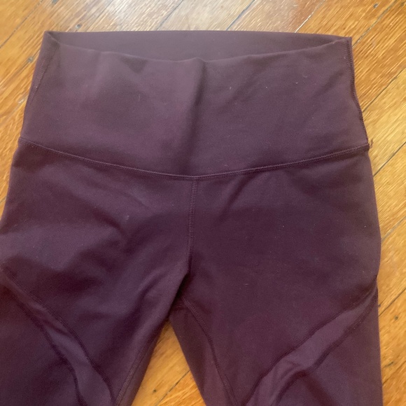 Lululemon High Times Pant (Wrap Mesh) in Bordeaux - Picture 7 of 9